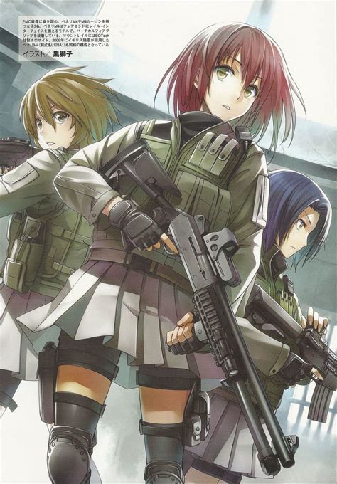 See more ideas about anime military, anime, military she often plays demure, romantic leads. Gun and girls illustrated