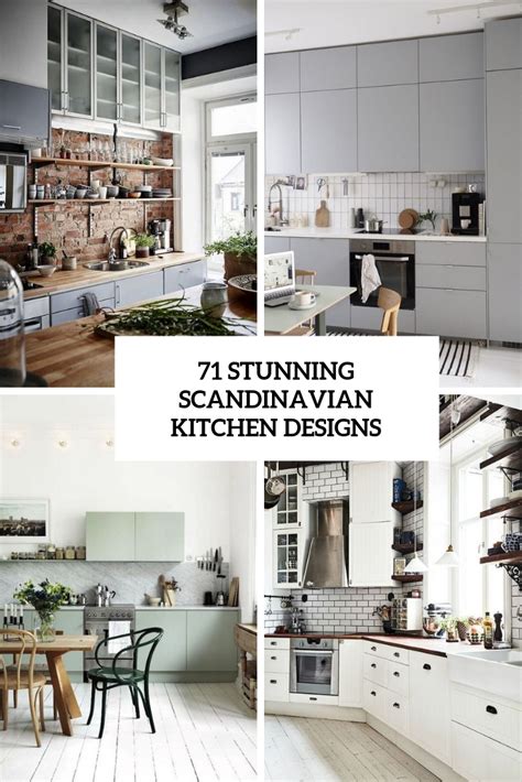 Various vegetables on a wooden table against the background of a modern kitchen interior. Scandinavian interior design Archives - DigsDigs