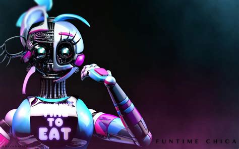Fanmade Funtime Chica Fnaf Best Horrors Wallpaper