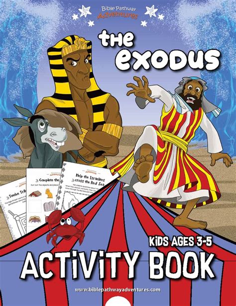 The Exodus Bible Activity Book For Kids Ages 3 5 Preschool K1 63