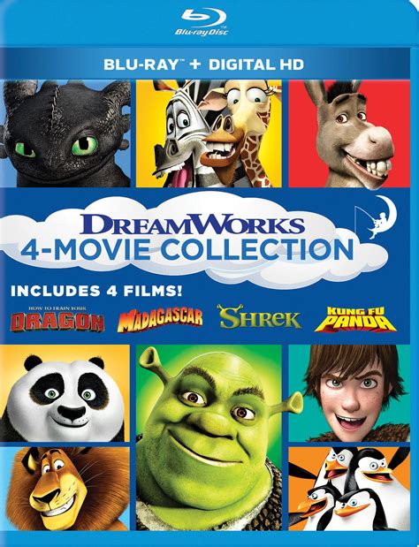Dreamworks 4 Movie Collection Blu Ray Best Buy