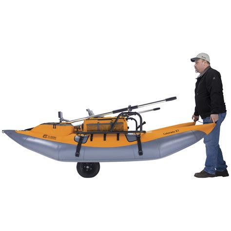 Colorado Xt Inflatable Pontoon Boat Folds Up Into Portable