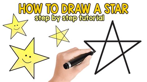 How To Draw A Star Step By Step Drawing Tutorial For The Easiest 5