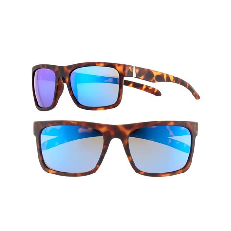 Men S Apt 9® Polarized Tortoise Wrap Sunglasses Sunglasses Mirrored Sunglasses Men