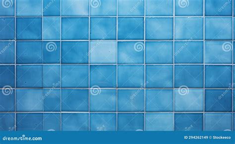 Realistic Blue Tile Wall With Vibrant Color Blocks Stock Illustration Illustration Of Colors