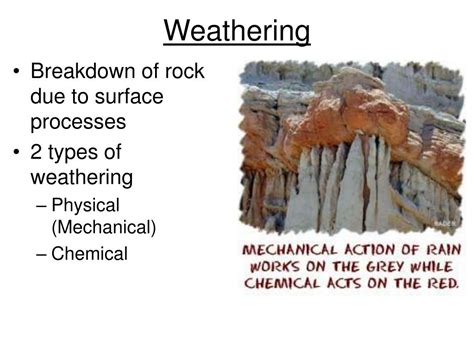 Ppt Ch 5 Weathering And Erosion Powerpoint Presentation Free