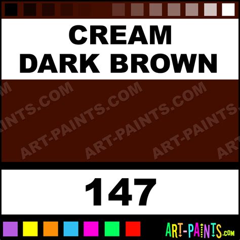 Cream Dark Brown Paint Body Face Paints 147 Cream Dark Brown Paint