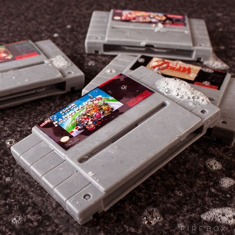 I can play big games like super mario 64 and first person shooters. Super Nintendo Gamer Soap Cartridges | Firebox - Shop for ...
