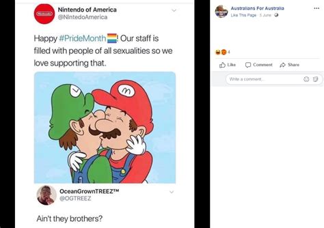 Factcheck Did Super Mario Creator Really Tweet Picture Of Mario And Luigi Kissing
