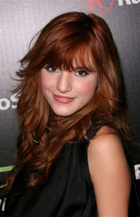 Bella Thorne Before And After Bella Thorne Red Hair Woman