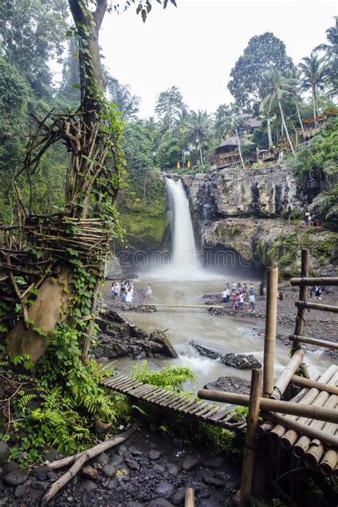Tegenungan Waterfall At Bali Indonesia Editorial Stock Photo Image