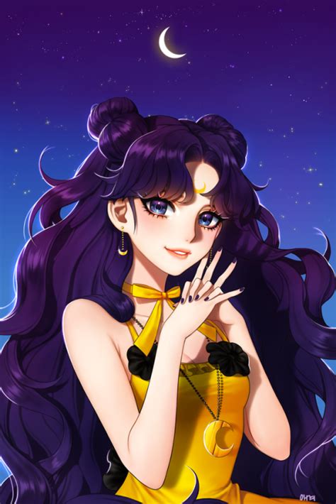 Sailor Moon Rei Luna Human Sailor Moon Character Sailor Moon Fan Art
