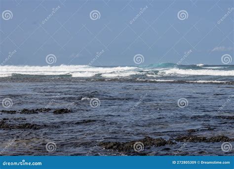 Atlantic Ocean Waves Fuerteventura Stock Image Image Of Reserve