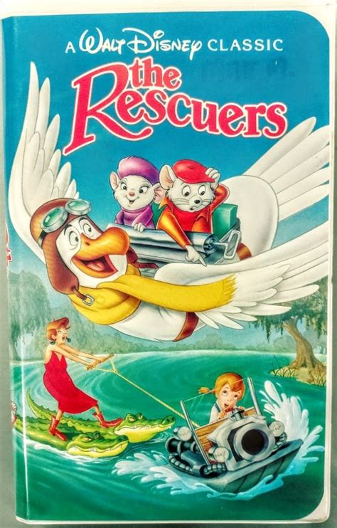 Vhs Walt Disney Classic The Rescuers Black Diamond Edition Rare