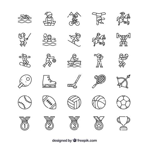 Free Vector Olympic Sports Icons