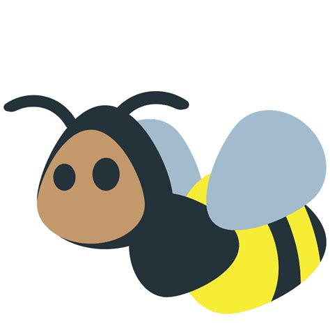 Honeybee emoji clipart. Free download transparent .PNG | Creazilla png image