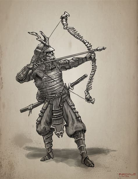Archer Warrior Sketch