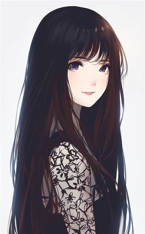 Download 950x1534 Wallpaper Beautiful Anime Girl Artwork