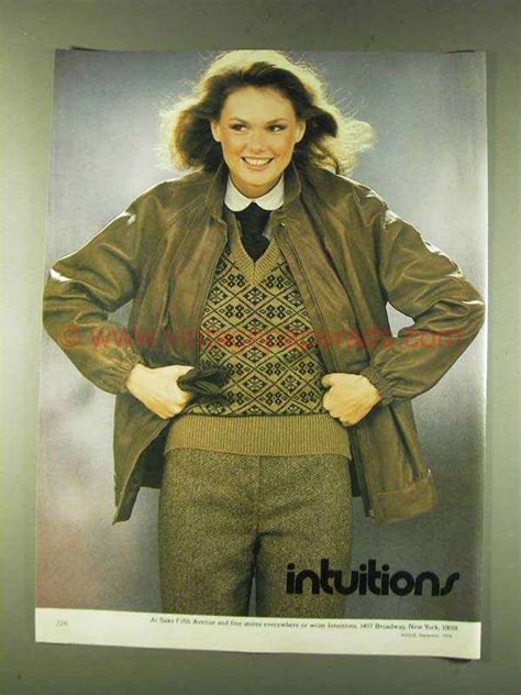 1979 Intuitions Fashion Ad