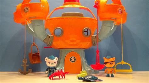 OCTONAUTS OCTOPOD PLAYSET DISNEY JR VIDEO TOY REVIEW WITH BARCACLE AND