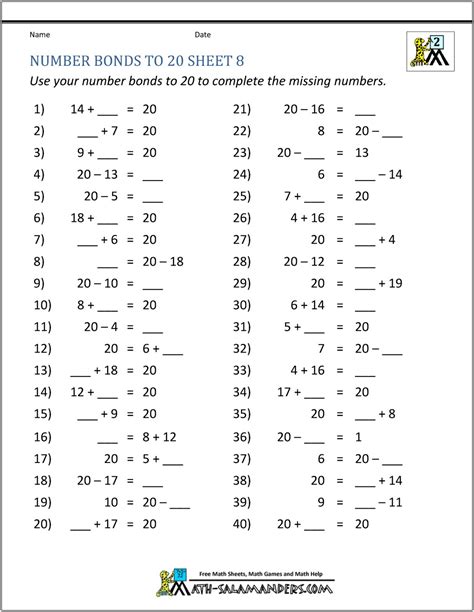 Number Bonds Colouring Sheet Worksheet Restiumani Resume 2wojwm5wlr