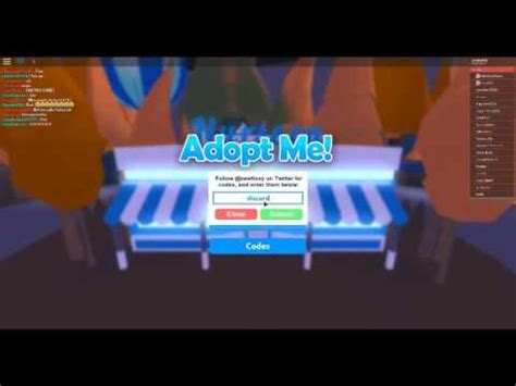 This code will give you 200 free bucks however you can use it to purchase various items in the game. CODE FOR ADOPT ME / ROBLOX - YouTube