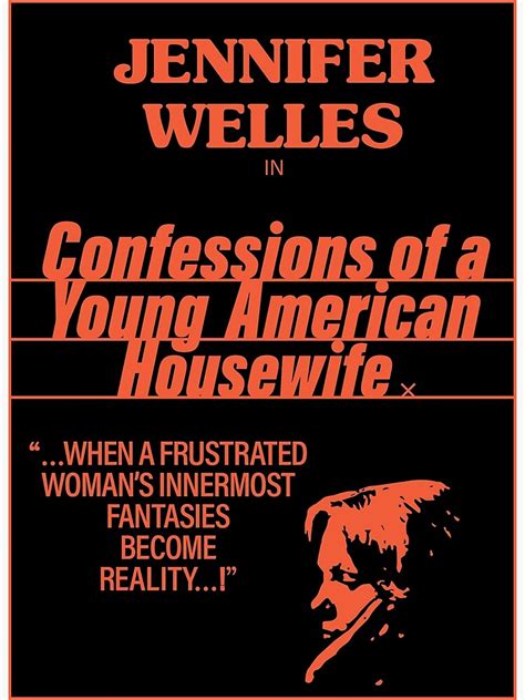 Confessions Of A Young American Housewife 1974 Poster By