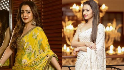5 Times Trisha Krishnan Proved Her Ethnicity In Gorgeous Sarees
