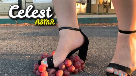 Outside High Heel Fruit Crush Celest Asmr Youtube