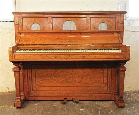 An 1878 Hopkinson Upright Piano For Sale With A Neoclassical Style