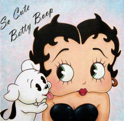 Betty And Pudgy0 Betty Boop Art Betty Boop Pictures Betty