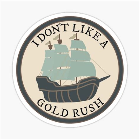 Gold Rush Taylor Swift Evermore Sticker By Nightcrafting Redbubble