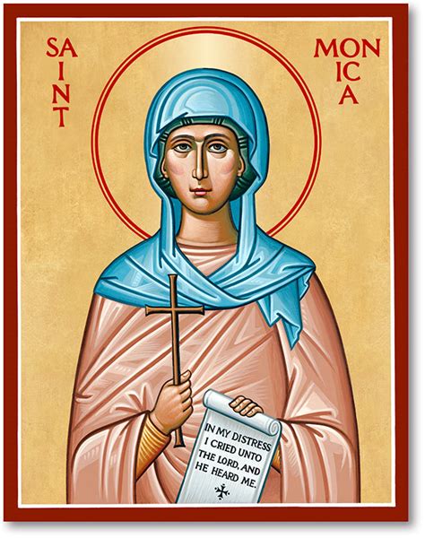 Women Saints St Monica Icon Monastery Icons