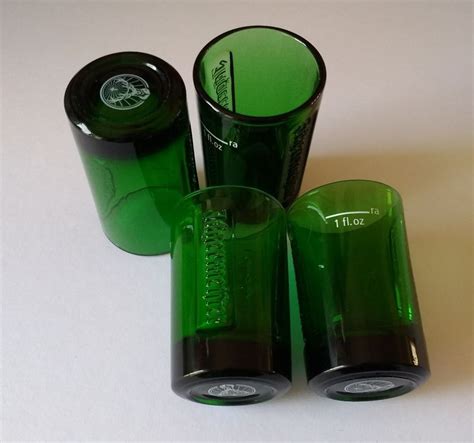 Jagermeister Collectibles Jagermeister Set Of 6 Jager Green Glass Shot