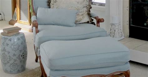 After you recover your pillows and cushions, wrap your fabric around the main struct. Reupholstering A Chair And Ottoman | Hometalk