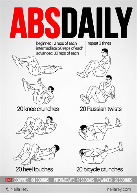 Abs Daily Workout Workouts To Get Abs How To Get Abs Daily Workout