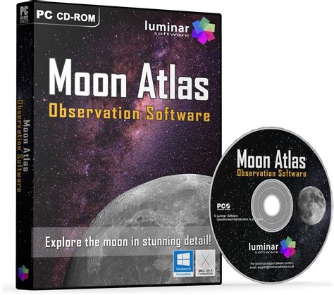 Moon Atlas 3d Moon Observationsurvey Astronomy Software Pc And Mac