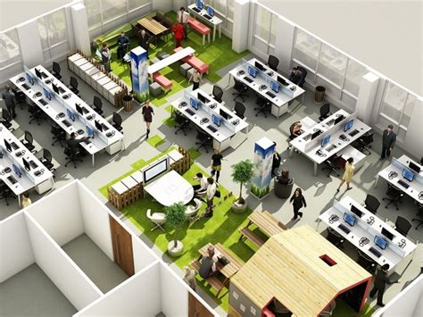Agile Working Examples Office Floor Plan Office Space Design Office