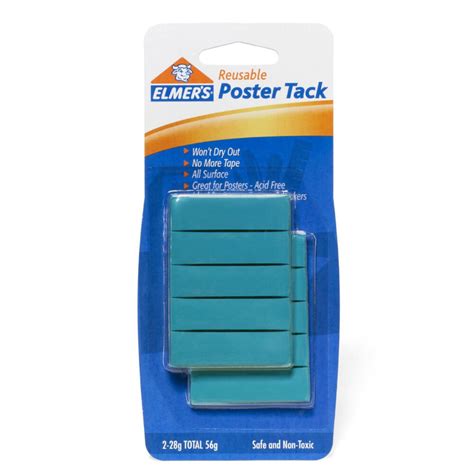 Repeated use power tack with 75g a bag cleaning and office use traceless frame without nail viscose glue blu. Blue Poster Tack Adhesive 2 Oz | eBay