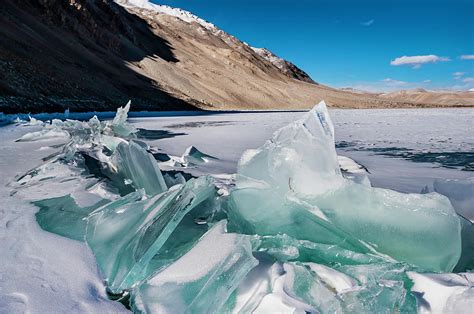 Frozen Tso Moriri Lake Ladakh Jammu By Manish