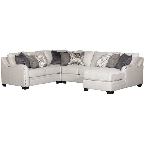 Dellara 4pc Sectional With Raf Chaise Sectional Buy Sofa Ashley