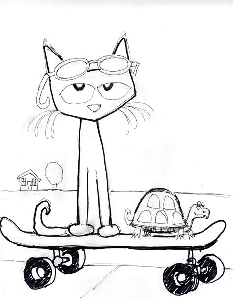Pete The Cat Coloring Pages - NEO Coloring