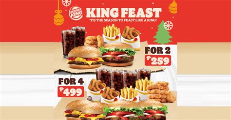 Burger Kings King Feast Bundles Manila On Sale