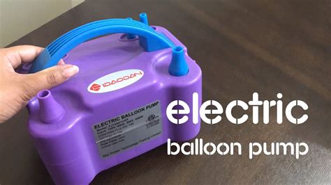 How To Use Electric Balloon Pump Unboxing And Using Electric Balloon