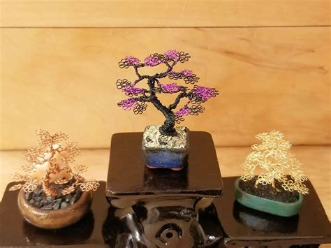 Moyogi Miniature Wire Bonsai Tree A Cottage In The Forest
