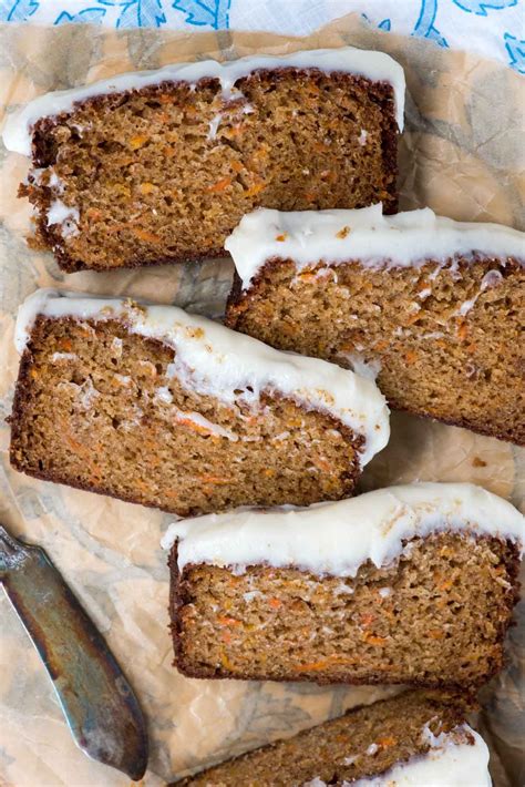 Frost with cream cheese frosting, as desired. The BEST Carrot Cake Loaf | Recipe | Best carrot cake, Carrot cake loaf, Carrot cake loaf recipe