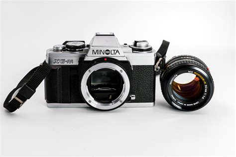 Minolta Xg M With Minolta Md Rokkor X 50mm F14 Lens Excellent Film