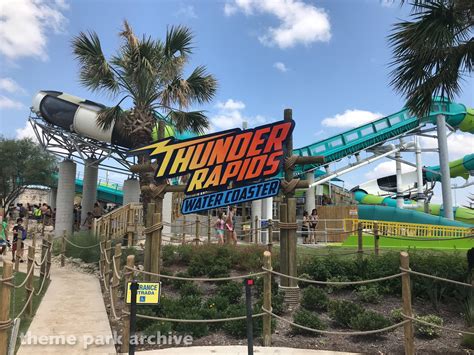 Thunder Rapids Water Coaster At Six Flags Fiesta Texas Theme Park Archive