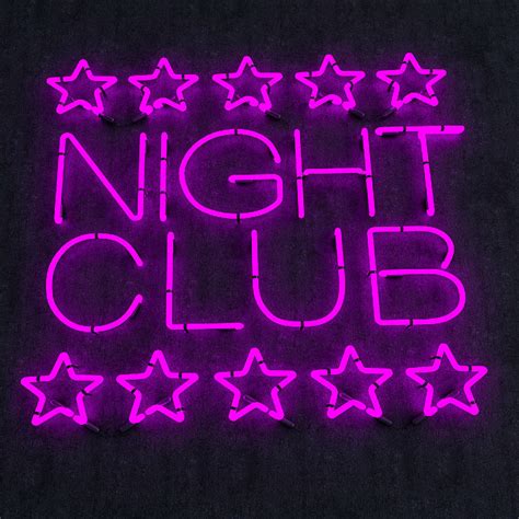 3d Model Night Club Neon Sign Vr Ar Low Poly Cgtrader