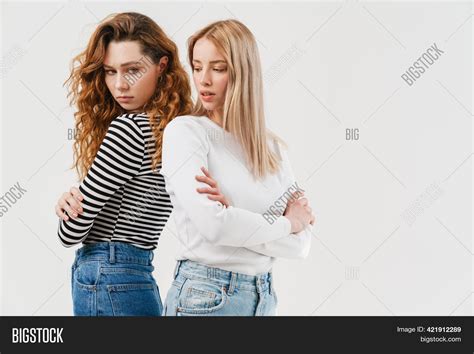 Young Two Women Image And Photo Free Trial Bigstock